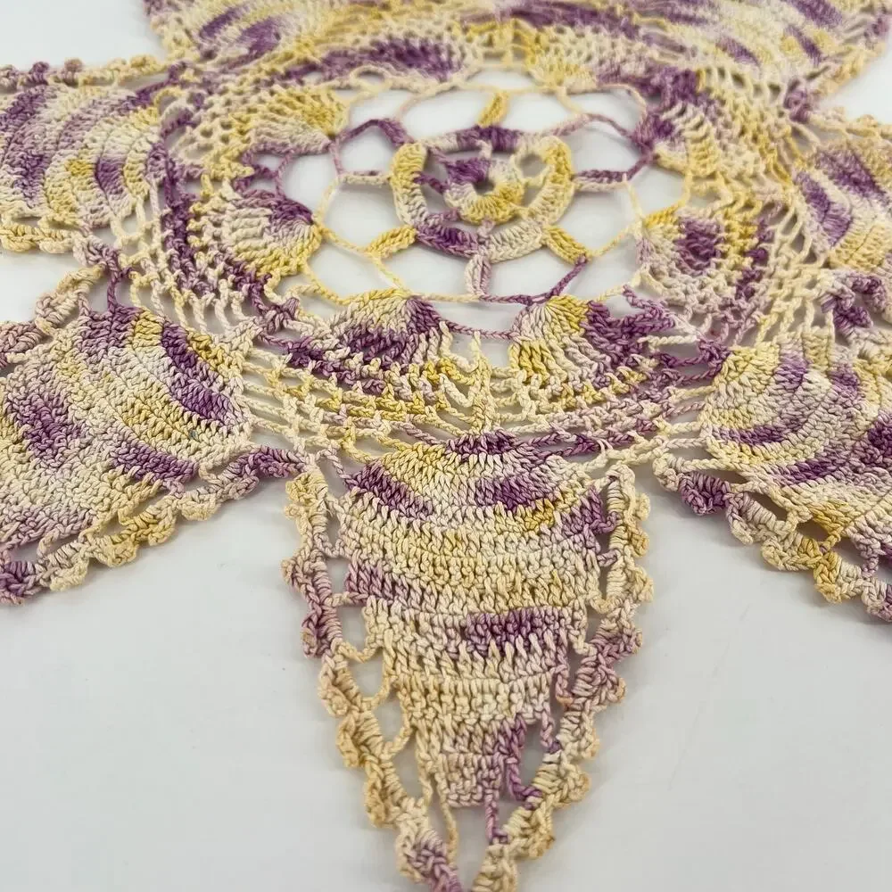 70s Crochet Doily Cottage 1970s Vintage